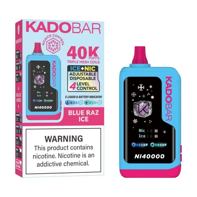 KADO BAR ICE + NIC CONTROL 5% DISPOSABLE (120ML) 40K PUFFS - Gallery Image