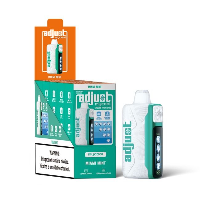 ADJUST MYCOOL 5% DISPOSABLE (100ML) 40K PUFFS - Gallery Image
