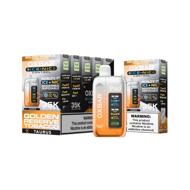 OXBAR ICE-NIC CONTROL BY POD JUICE 5% DISPOSABLE (70ML) 35K PUFFS - Gallery Image