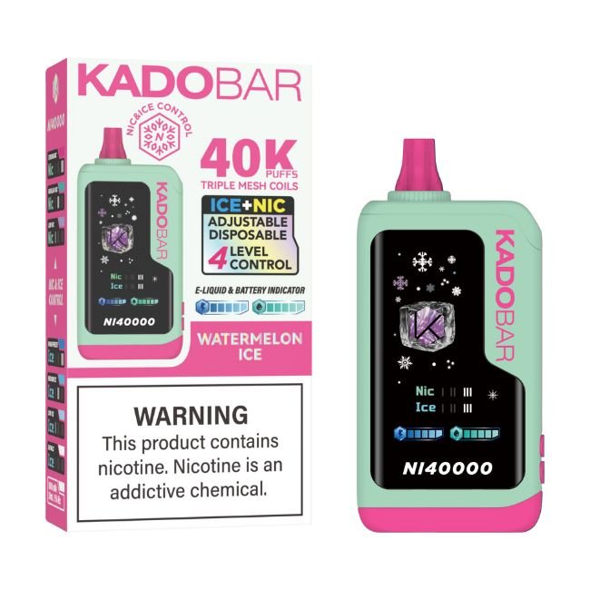 KADO BAR ICE + NIC CONTROL 5% DISPOSABLE (120ML) 40K PUFFS - Gallery Image