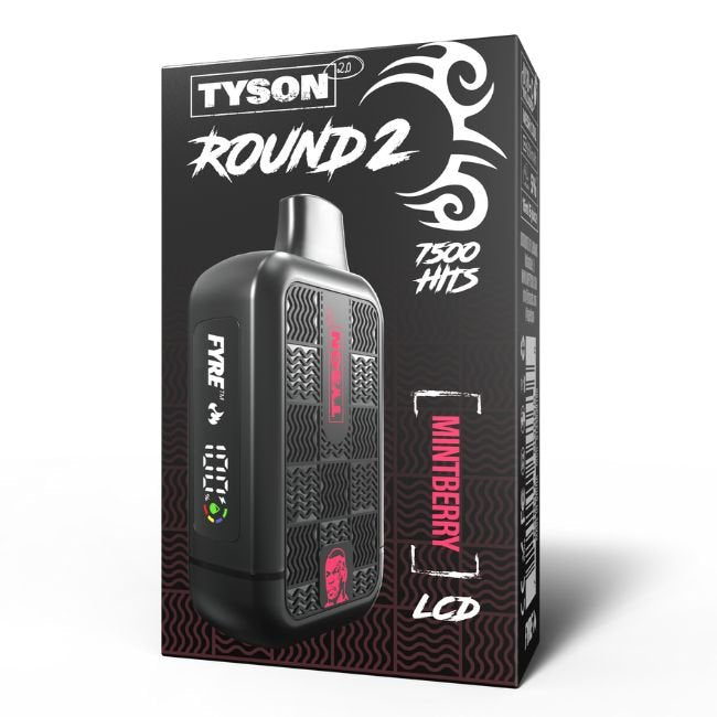 TYSON ROUND 2.0 5% DISPOSABLE (160ML) 7500 PUFFS - Gallery Image