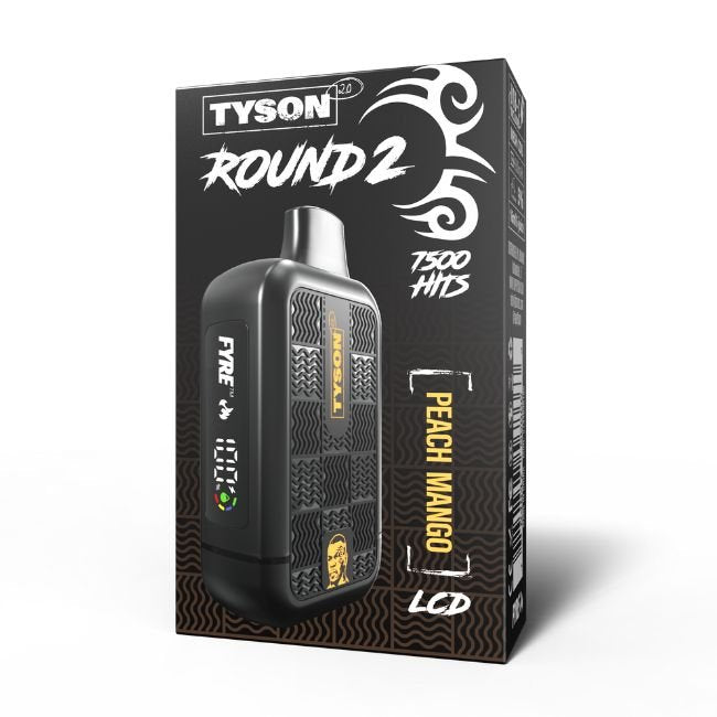 TYSON ROUND 2.0 5% DISPOSABLE (160ML) 7500 PUFFS - Gallery Image