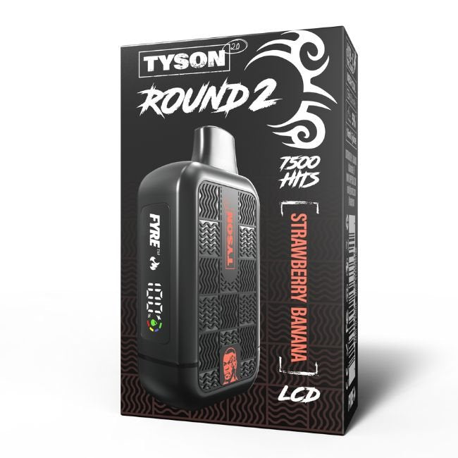 TYSON ROUND 2.0 5% DISPOSABLE (160ML) 7500 PUFFS - Gallery Image