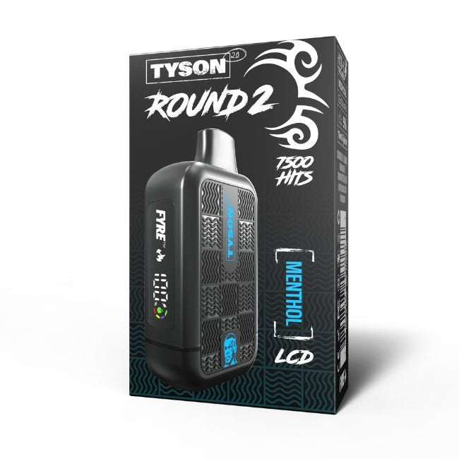 TYSON ROUND 2.0 5% DISPOSABLE (160ML) 7500 PUFFS - Gallery Image