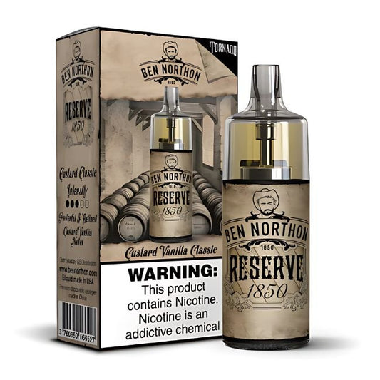 BEN NORTHON BY TORNADO 5% DISPOSABLE (60ML) 10K PUFFS - RESERVE