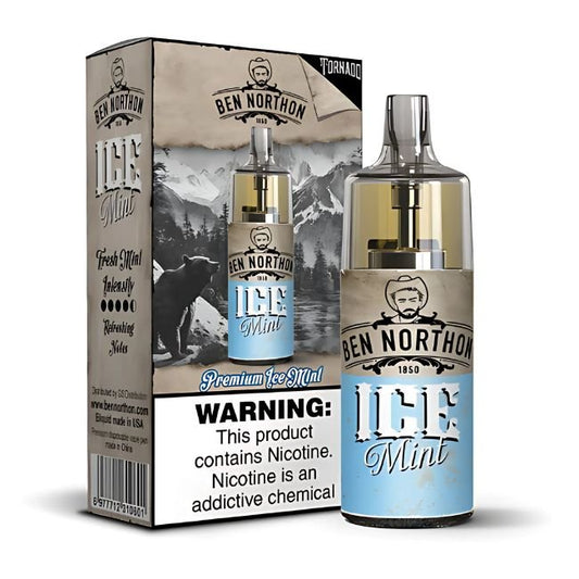 BEN NORTHON BY TORNADO 5% DISPOSABLE (60ML) 10K PUFFS - ICE MINT