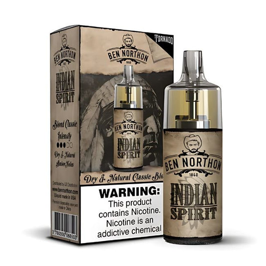 BEN NORTHON BY TORNADO 5% DISPOSABLE (60ML) 10K PUFFS - INDIAN SPIRIT