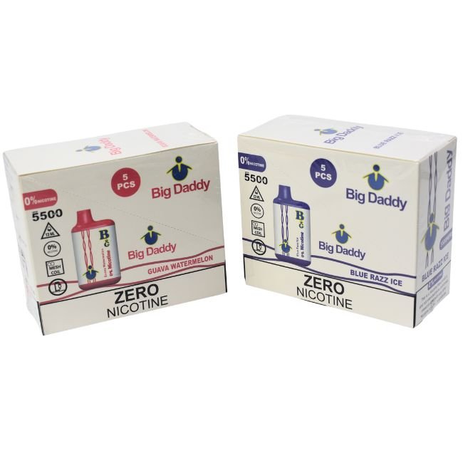 BIG DADDY ZERO % DISPOSABLE (65ML) 5500 PUFFS - COOL MINT