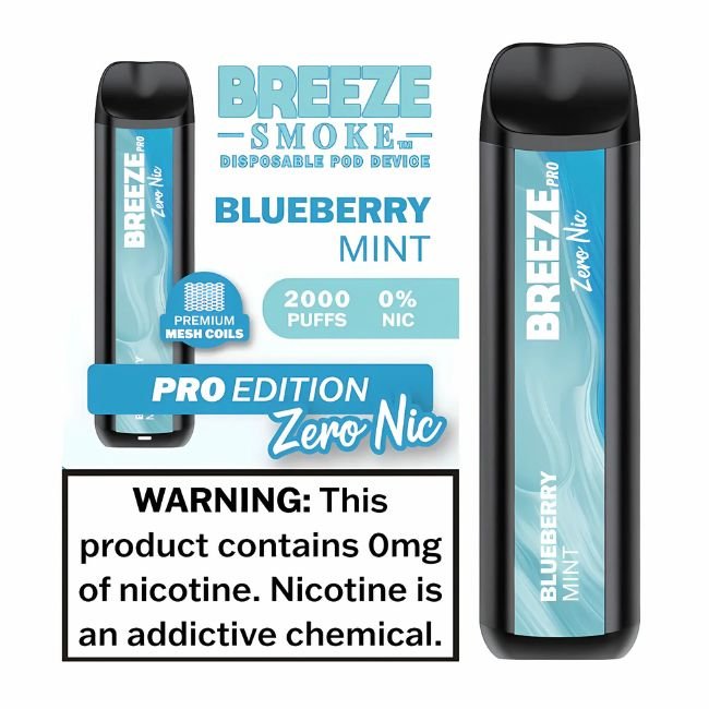 BREEZE PRO EDITION 0% DISPO (60ML) 2K PUFFS 10CT/ BOX