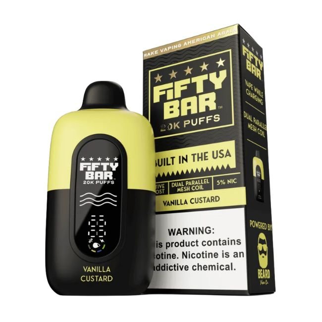 FIFTY BAR 5% DISPOSABLE (80ML) 20K PUFFS 5CT/ BOX