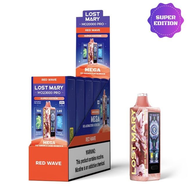 LOST MARY MO20000 PRO 5% DISPOSABLE (90ML) 20K PUFFS - RED WAVE SE