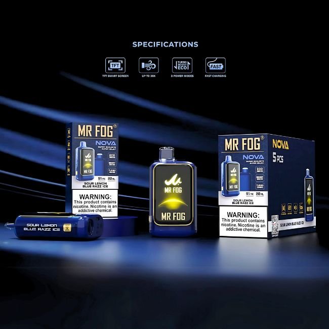 MR FOG NOVA 5% DISPOSABLE (100ML) 36K PUFFS - FURY LE