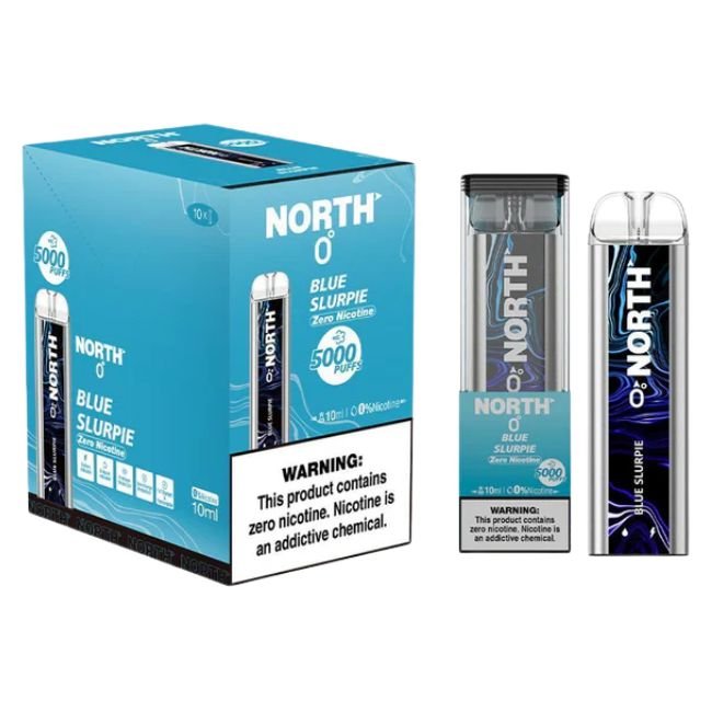 NORTH 0% DISPOSABLE (100ML) 5K PUFFS - BLUE SLURPIE
