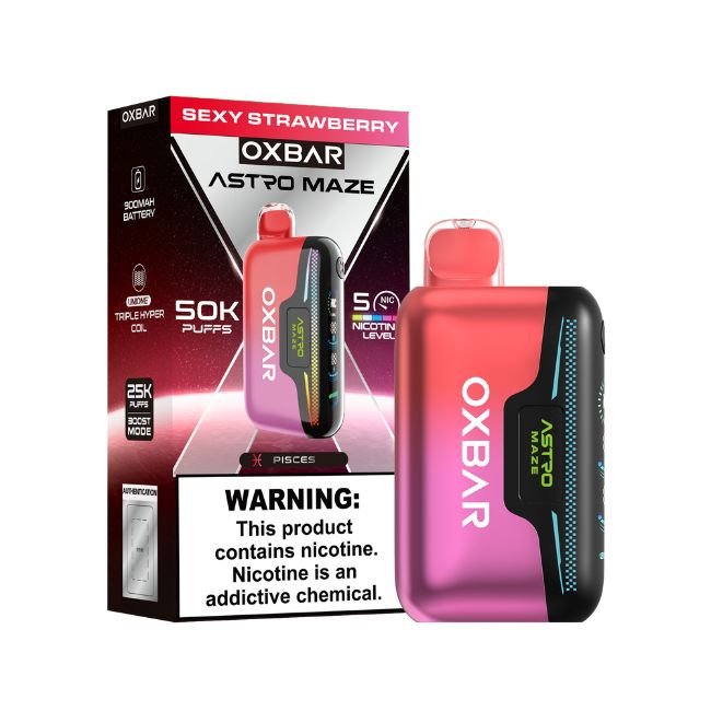 OXBAR ASTRO MAZE BY POD JUICE 5% DISPOSABLE (70ML) 50K PUFFS - JUICY WATERMELON