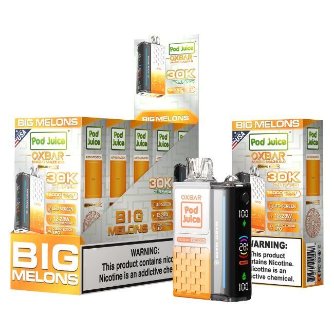 OXBAR ZODIAC MAGIC MAZE 2.0 5% POD JUICE DISPOSABLE (65ML) 30K PUFFS - BIG MELONS