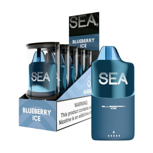 SEA XS 5% DISPOSABLE (40ML) 15K PUFFS - CLEAR
