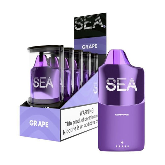 SEA XS 5% DISPOSABLE (40ML) 15K PUFFS - GRAPE