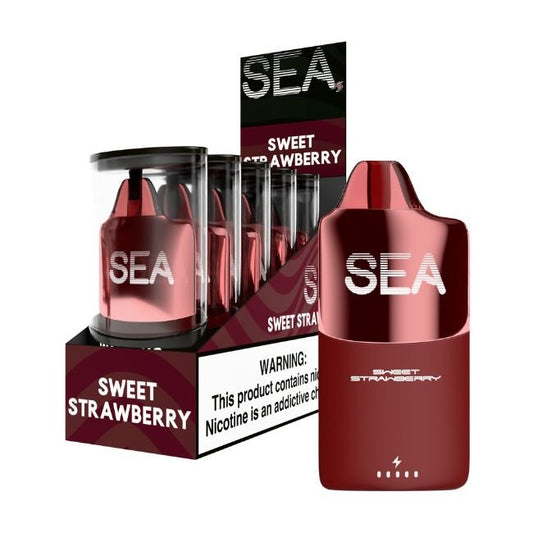 SEA XS 5% DISPOSABLE (40ML) 15K PUFFS - SWEET STRAWBERRY