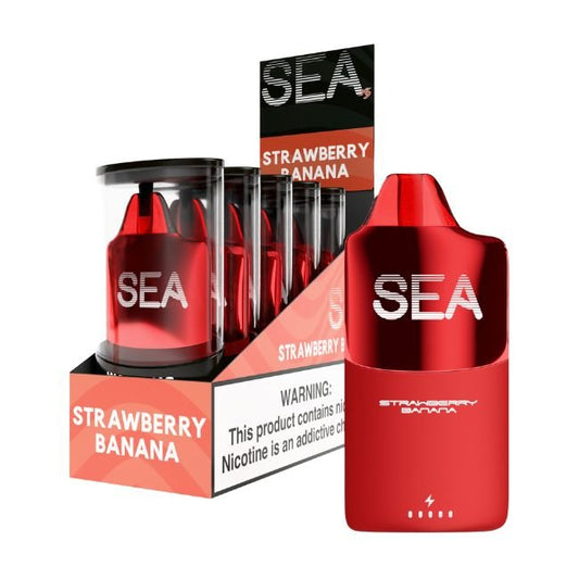 SEA XS 5% DISPOSABLE (40ML) 15K PUFFS - STRAWBERRY BANANA