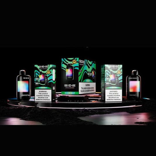 SKE CRYSTAL VISION 5% DISPOSABLE (100ML) POWER MODE 15K & ECO.MODE 30K PUFFS - SOUR APPLE