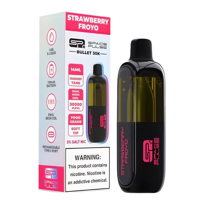 SPACE PULSE BULLET 5% DISPOSABLE (70ML) 30K PUFFS 5CT/ BOX