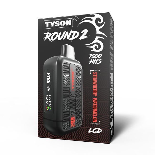 TYSON ROUND 2.0 5% DISPOSABLE (160ML) 7500 PUFFS - Gallery Image