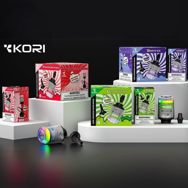 KORI 5% DISPOSABLE E-HOOKAH HEAD (240ML) 120K PUFFS