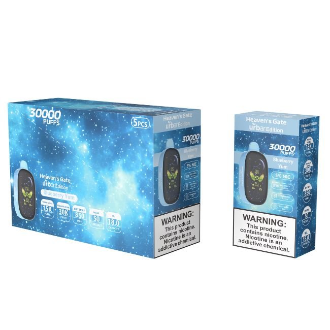HEAVEN'S GATE BY URBAR 5% DISPOSABLE (90ML) 30K PUFFS