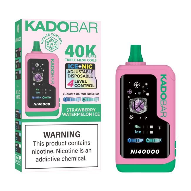 KADO BAR ICE + NIC CONTROL 5% DISPOSABLE (120ML) 40K PUFFS - Gallery Image