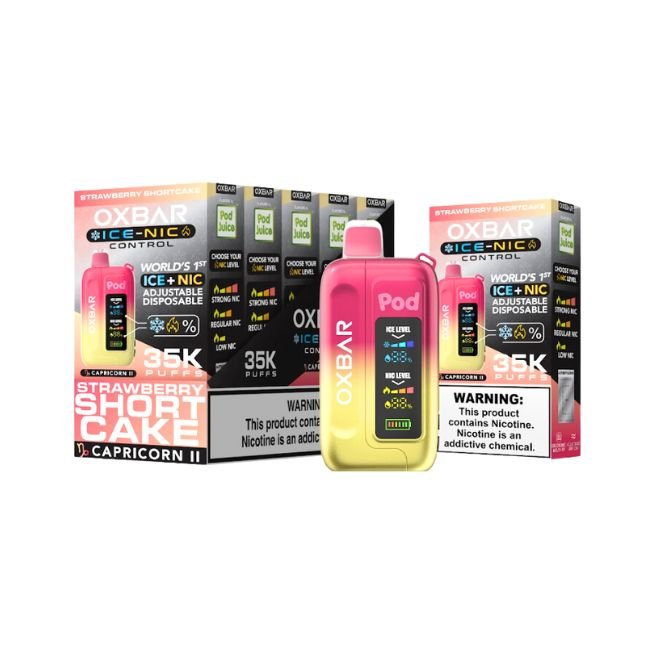 OXBAR ICE-NIC CONTROL BY POD JUICE 5% DISPOSABLE (70ML) 35K PUFFS - Gallery Image