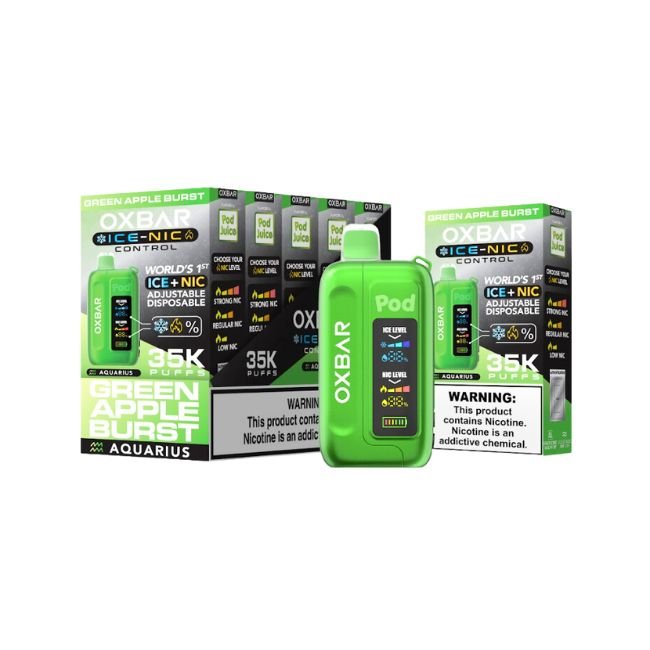OXBAR ICE-NIC CONTROL BY POD JUICE 5% DISPOSABLE (70ML) 35K PUFFS - Gallery Image