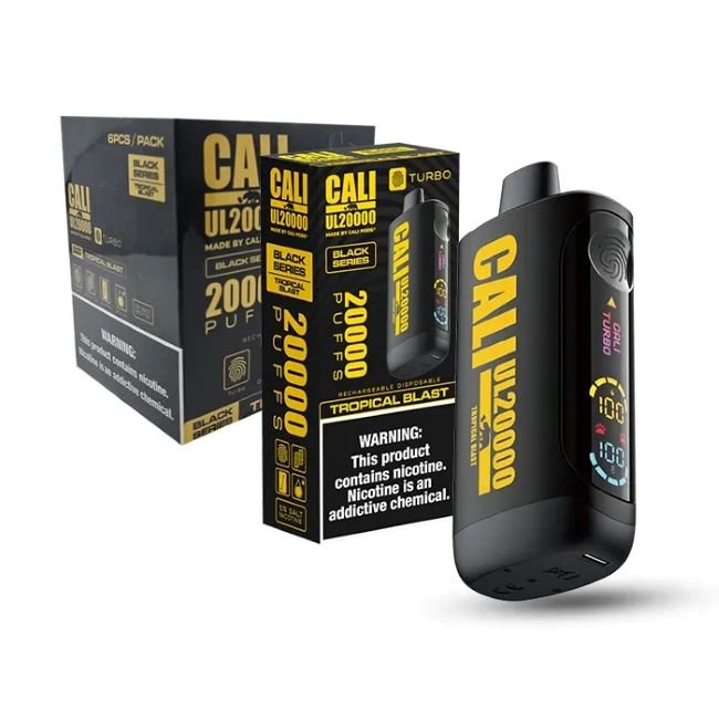 CALI UL20000 BLACK SERIES 5% DISPOSABLE (120ML) 20K PUFFS
