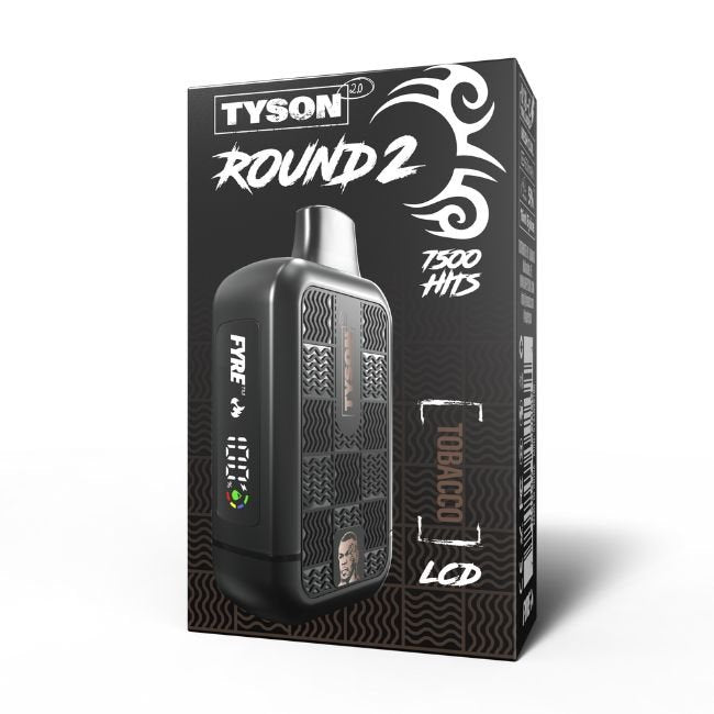TYSON ROUND 2.0 5% DISPOSABLE (160ML) 7500 PUFFS - Gallery Image