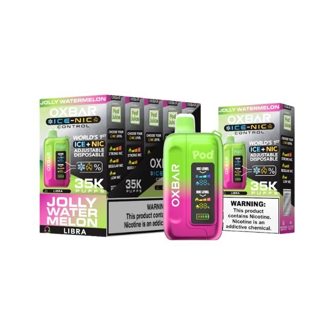 OXBAR ICE-NIC CONTROL BY POD JUICE 5% DISPOSABLE (70ML) 35K PUFFS - Gallery Image