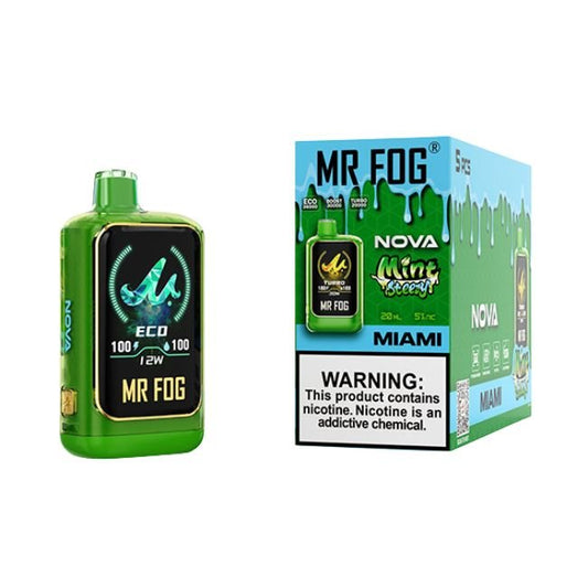 MR FOG NOVA MINT STEEZY SERIES 5% DISPOSABLE (100ML) 36K PUFFS