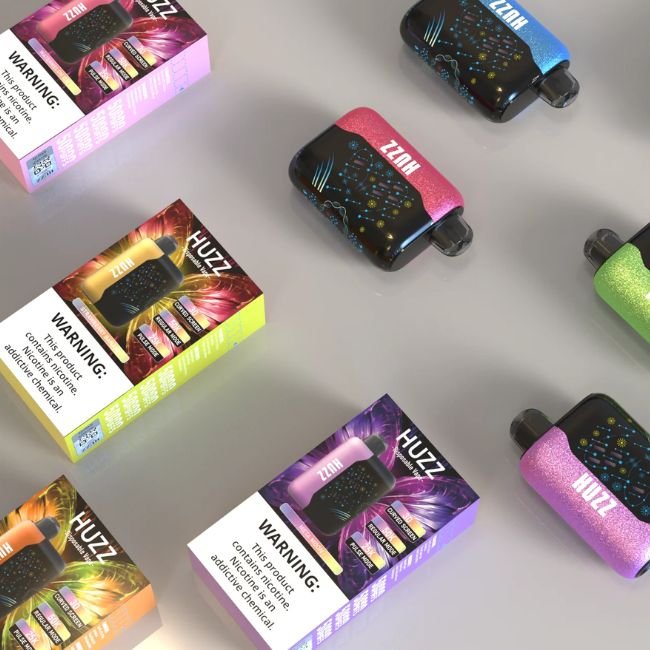 HUZZ 5% DISPOSABLE (90ML) REG. MODE - 50K & PULSE. MODE - 25K PUFFS - Gallery Image