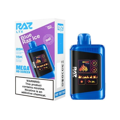 RAZ LTX 5% DISPOSABLE (80ML) NORM. MODE 25K & BOOST. MODE 15K PUFFS - Gallery Image