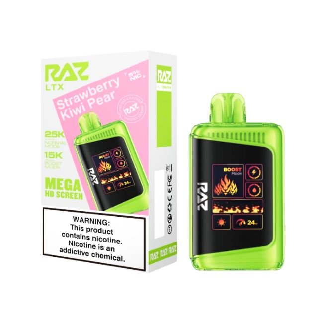 RAZ LTX 5% DISPOSABLE (80ML) NORM. MODE 25K & BOOST. MODE 15K PUFFS - Gallery Image