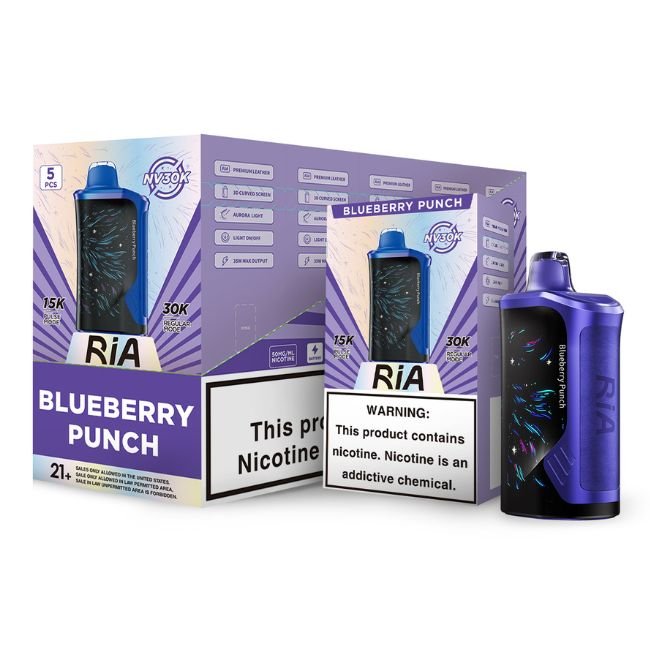 RIA NV30K POWERED BY GEEKBAR 5% DISPOSABLE (75ML) PULSE MODE - 15K & REG. MODE - 30K PUFFS - Gallery Image