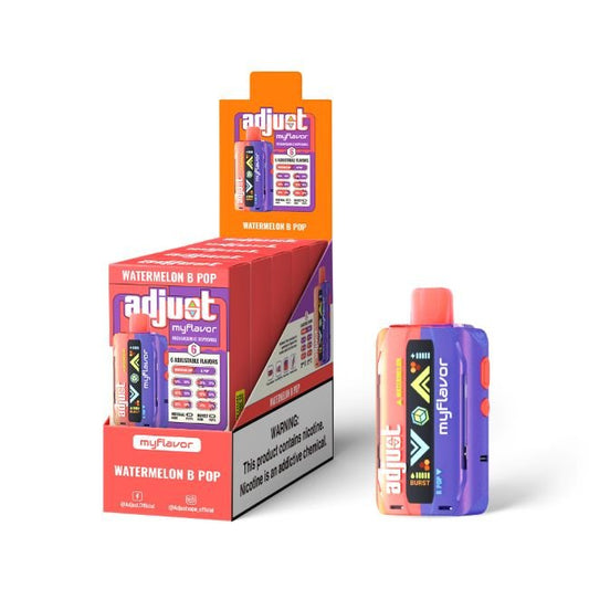 ADJUST MYFLAVOR 5% DISPOSABLE (100ML) 40K PUFFS - WATERMELON BLOW POP