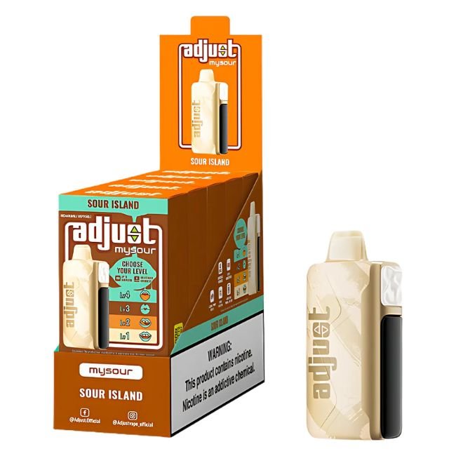 ADJUST MYSOUR 5% DISPOSABLE (100ML) 40K PUFFS 5CT/ BOX