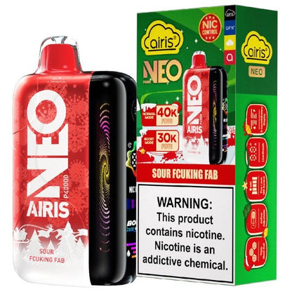 AIRIS NEO CHRISTMAS EDITION 5% DISPOSABLE (50ML) BOOST. MODE - 30K & NORM. MODE - 40K PUFFS 5CT/ BOX