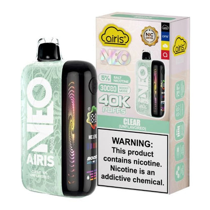 AIRIS NEO UNFLAVORED 5% DISPOSABLE (50ML) BOOST. MODE - 30K & NORM. MODE - 40K PUFFS 5CT/ BOX
