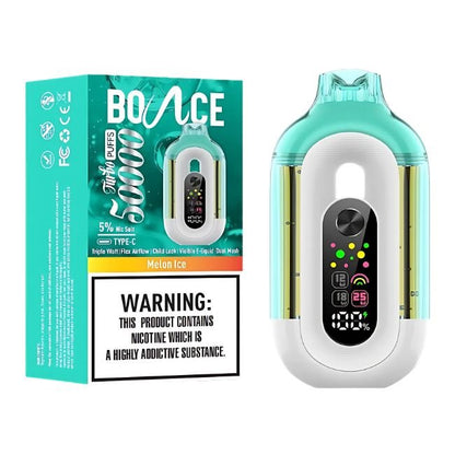 BOUNCE TURBO 5% DISPOSABLE (180ML) 50K PUFFS 10CT/ BOX