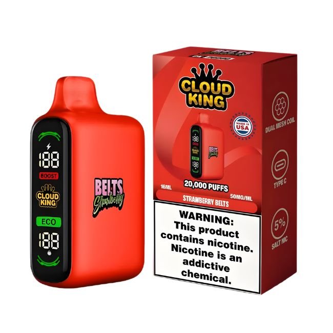 CLOUD KING 5% DISPOSABLE (80ML) 20K PUFFS 5CT/ BOX (MADE IN USA)