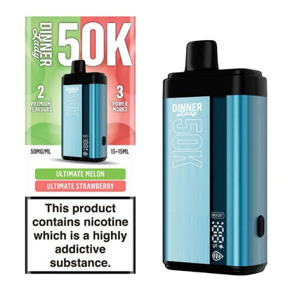 DINNER LADY DUAL FLAVOR 5% DISPOSABLE (150ML) 50K PUFFS 5CT/ BOX