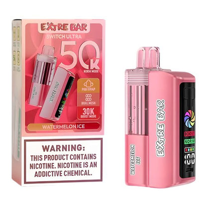 EXTRE BAR SWITCH ULTRA 5% DISPOSABLE KIT (140ML) BOOST MODE - 30K & NORM MODE. 50K PUFFS 5CT/ BOX