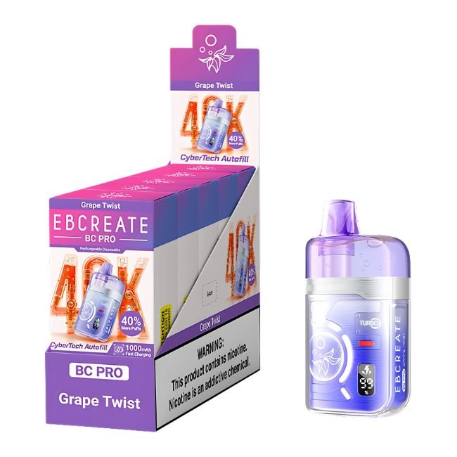 EBCREATE BC PRO 5% DISPOSABLE (85ML) 40K PUFFS 5CT/ BOX