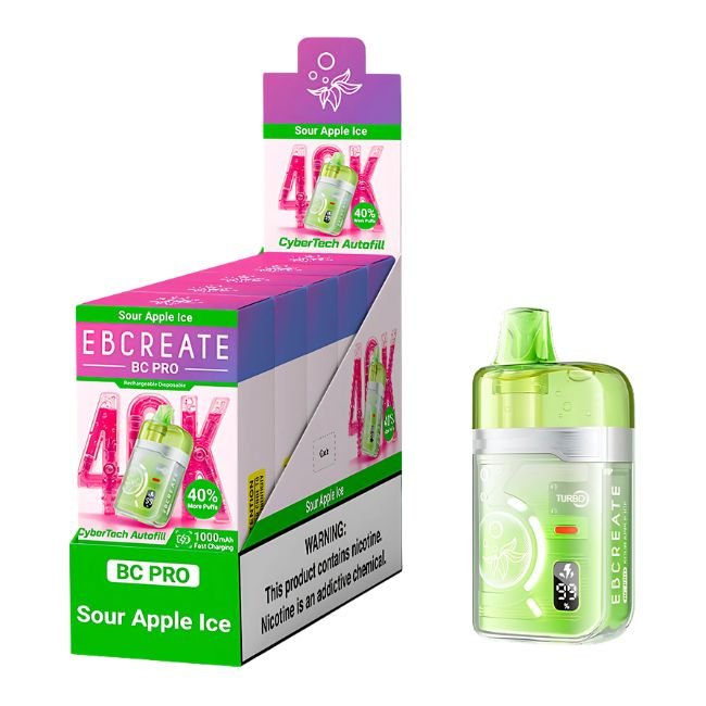 EBCREATE BC PRO 5% DISPOSABLE (85ML) 40K PUFFS 5CT/ BOX