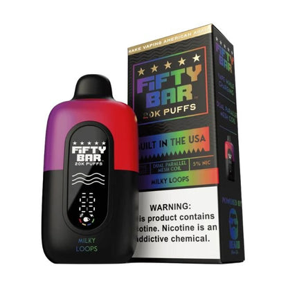 FIFTY BAR 5% DISPOSABLE (80ML) 20K PUFFS 5CT/ BOX